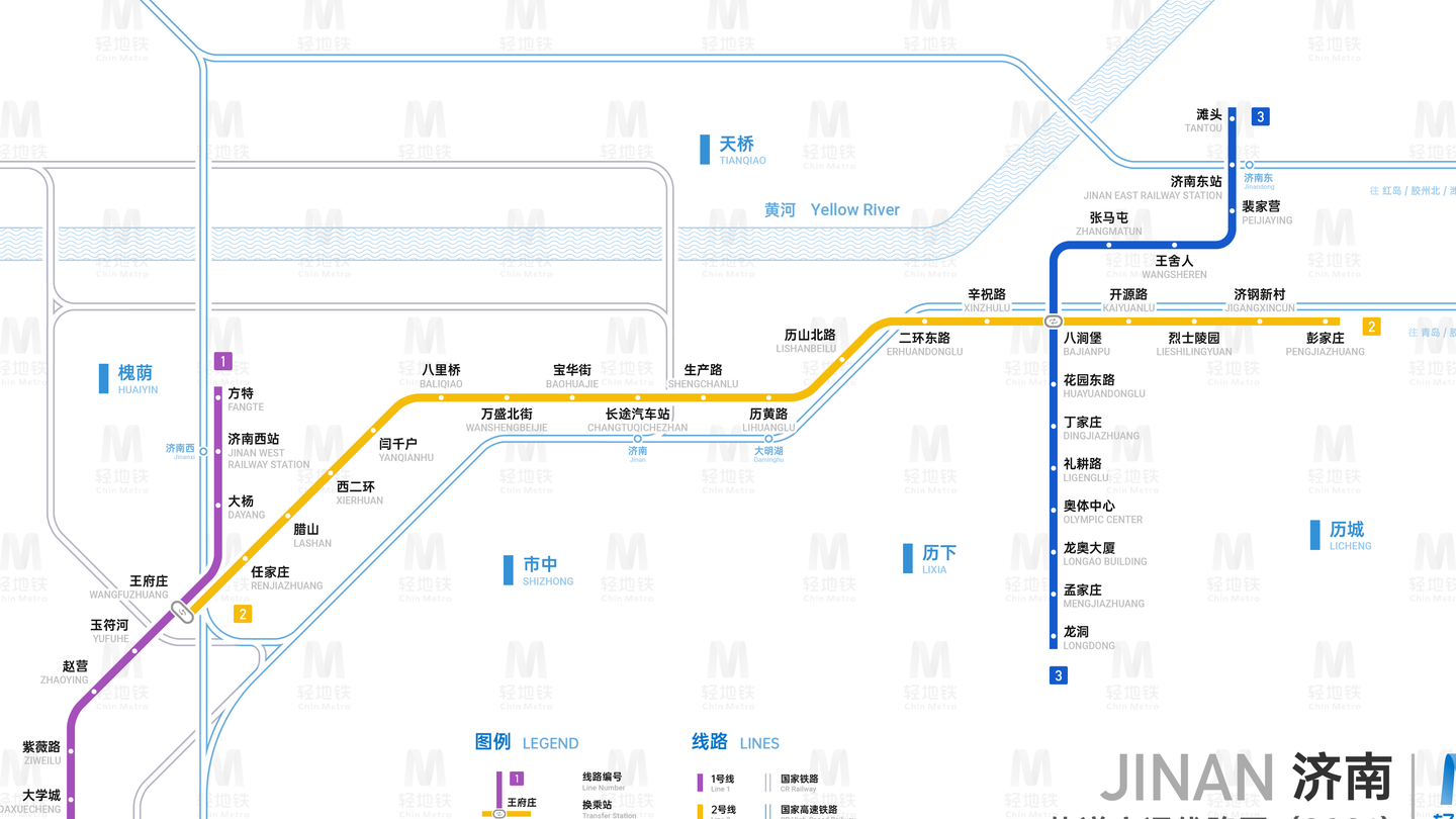 濟(jì)南輕軌最新路線圖解析，脈絡(luò)清晰，便捷高效通行